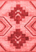 Abstract Red Modern Area Rugs