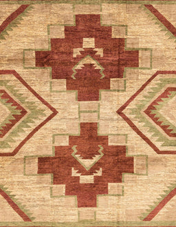 Abstract Orange Modern Rug, abs3283