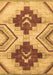 Machine Washable Abstract Brown Modern Rug, wshabs3283brn