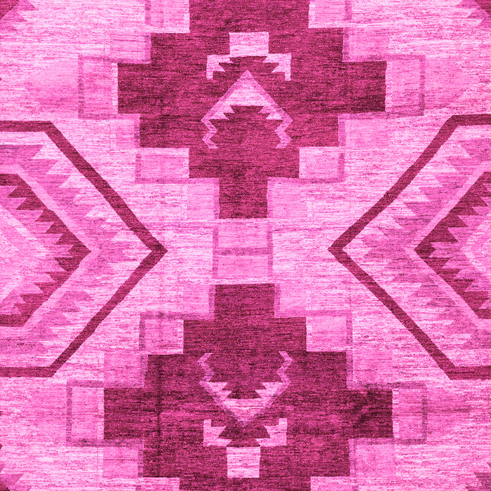 Machine Washable Abstract Pink Modern Rug, wshabs3283pnk