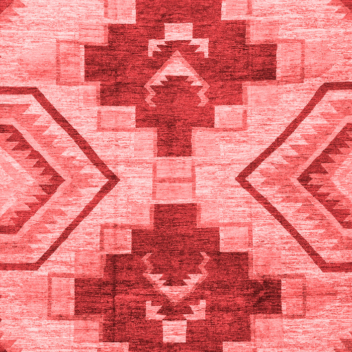 Machine Washable Abstract Red Modern Rug, wshabs3283red