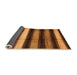 Sideview of Abstract Orange Modern Rug, abs3284org