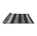 Sideview of Abstract Gray Modern Rug, abs3284gry