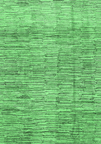 Abstract Emerald Green Modern Rug, abs3285emgrn