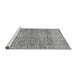 Sideview of Machine Washable Abstract Gray Modern Rug, wshabs3285gry