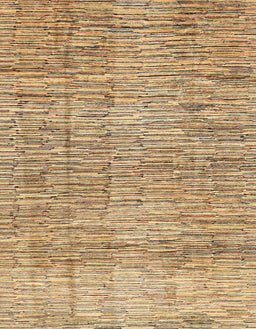 Abstract Light Brown Modern Rug, abs3285