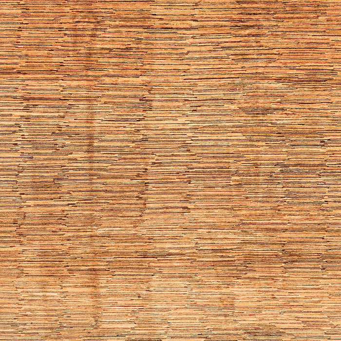 Square Abstract Orange Modern Rug, abs3285org