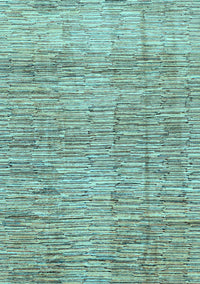 Abstract Light Blue Modern Rug, abs3285lblu