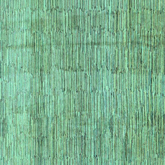 Square Abstract Turquoise Modern Rug, abs3285turq
