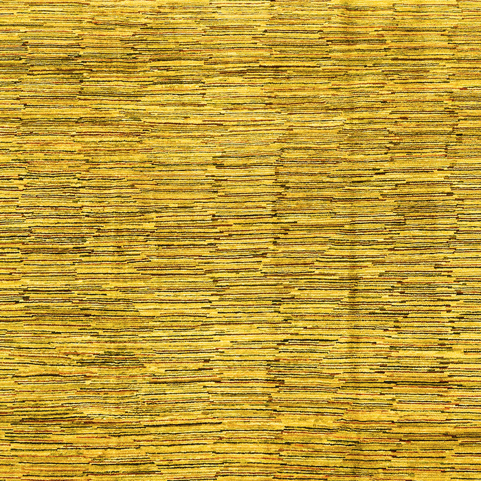 Machine Washable Abstract Yellow Modern Rug, wshabs3285yw
