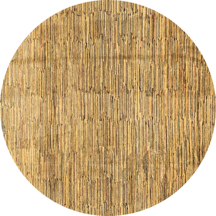 Round Machine Washable Abstract Brown Modern Rug, wshabs3285brn
