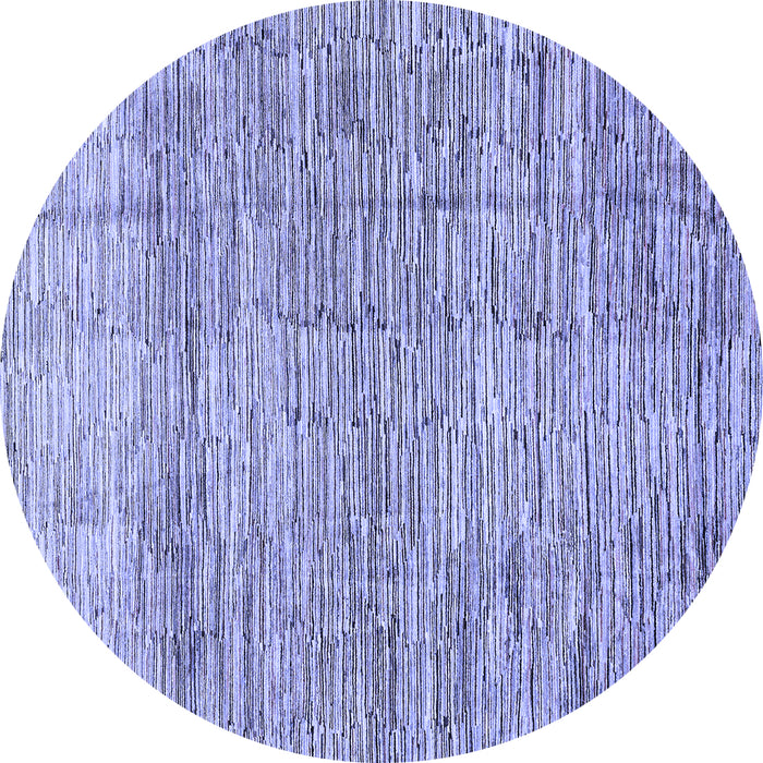 Round Machine Washable Abstract Blue Modern Rug, wshabs3285blu