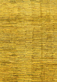 Abstract Yellow Modern Rug, abs3285yw