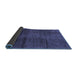 Sideview of Abstract Blue Modern Rug, abs3286blu