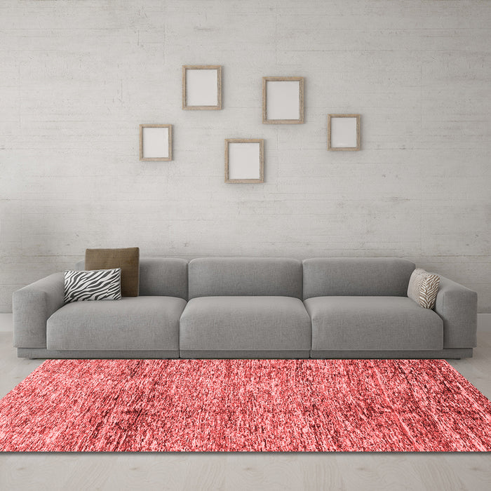 Modern Red Washable Rugs