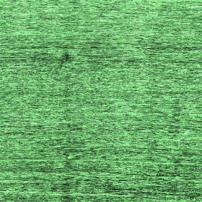 Square Machine Washable Abstract Emerald Green Modern Area Rugs, wshabs3287emgrn