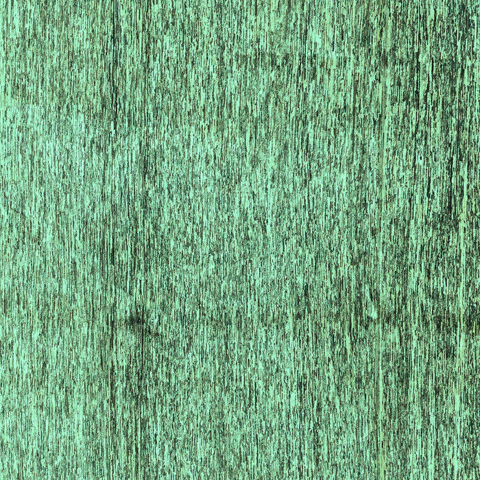 Square Machine Washable Abstract Turquoise Modern Area Rugs, wshabs3287turq