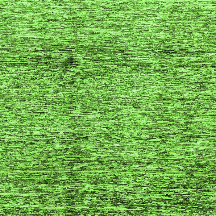 Square Machine Washable Abstract Green Modern Area Rugs, wshabs3287grn