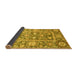 Sideview of Oriental Yellow Traditional Rug, abs3288yw