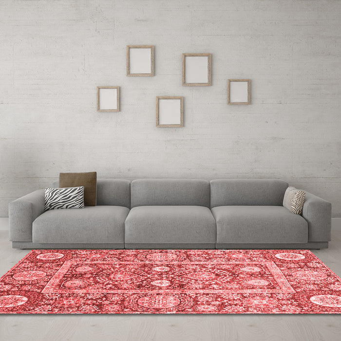Traditional Red Washable Rugs