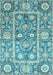 Oriental Light Blue Traditional Rug, abs3288lblu