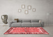 Modern Red Washable Rugs