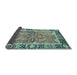 Sideview of Abstract Light Blue Modern Rug, abs3289lblu