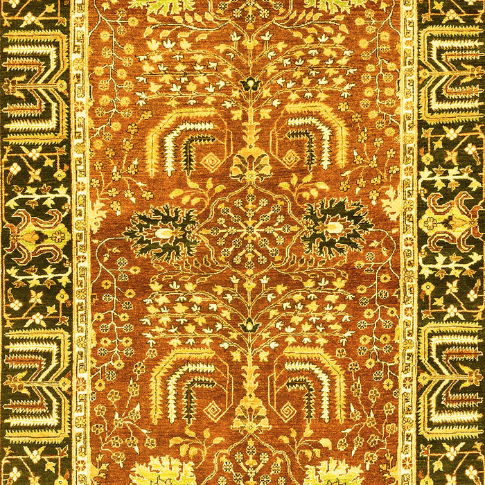 Abstract Yellow Modern Rug, abs3289yw