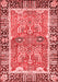 Abstract Red Modern Area Rugs