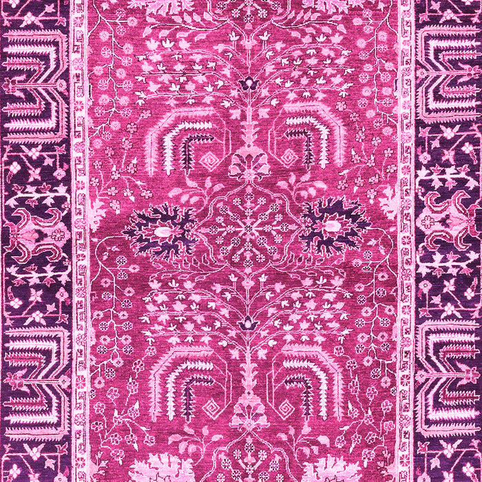 Machine Washable Abstract Pink Modern Rug, wshabs3289pnk