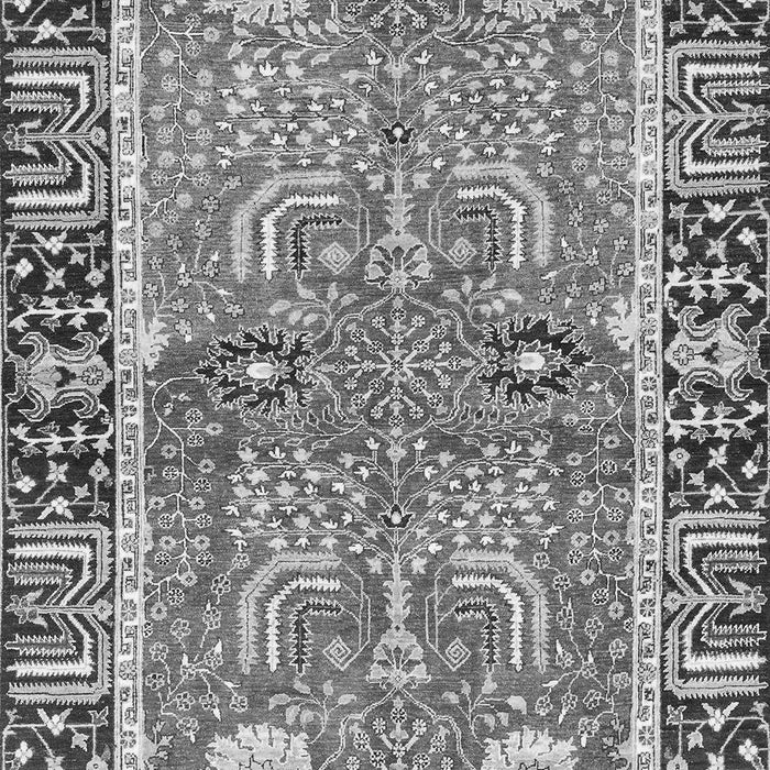 Machine Washable Abstract Gray Modern Rug, wshabs3289gry