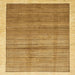 Square Machine Washable Abstract Sedona Brown Rug, wshabs328