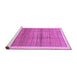 Sideview of Machine Washable Abstract Purple Modern Area Rugs, wshabs328pur