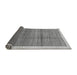 Sideview of Abstract Gray Modern Rug, abs328gry