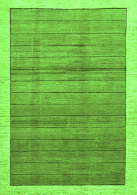 Abstract Green Modern Rug, abs328grn