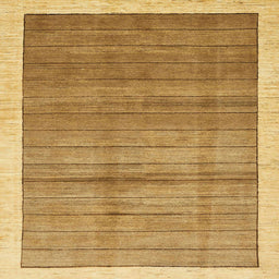 Square Abstract Sedona Brown Modern Rug, abs328