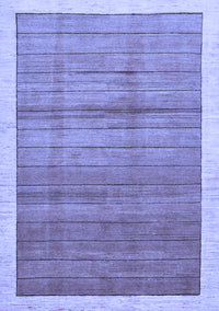 Abstract Blue Modern Rug, abs328blu