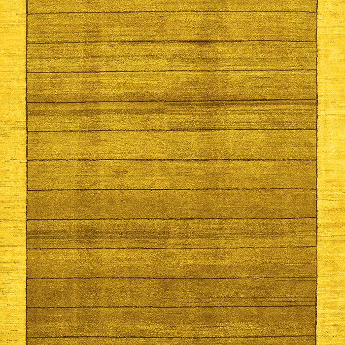 Machine Washable Abstract Yellow Modern Rug, wshabs328yw