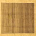 Square Abstract Brown Modern Rug, abs328brn