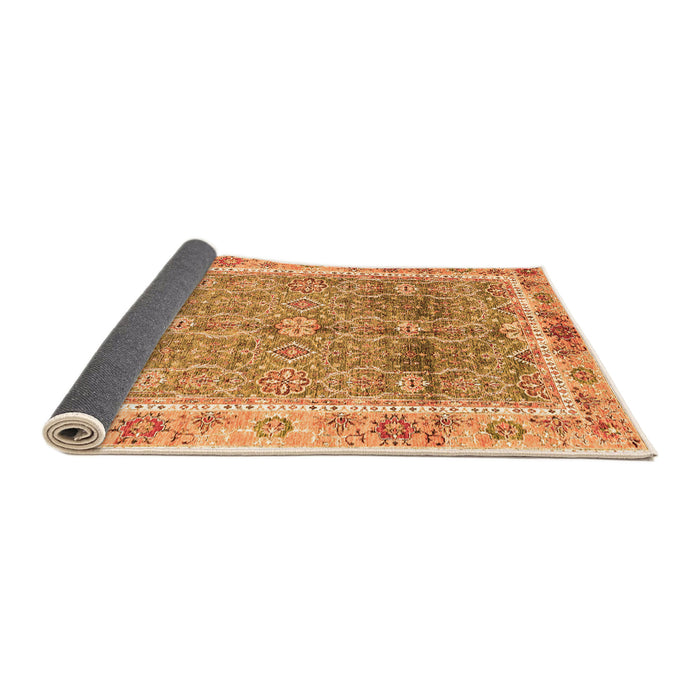 Sideview of Oriental Orange Traditional Rug, abs3290org