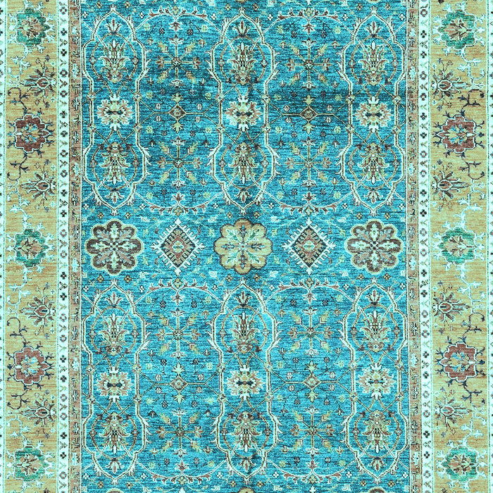 Oriental Light Blue Traditional Rug, abs3290lblu
