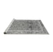 Sideview of Machine Washable Oriental Gray Traditional Rug, wshabs3290gry