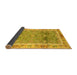 Sideview of Oriental Yellow Traditional Rug, abs3290yw