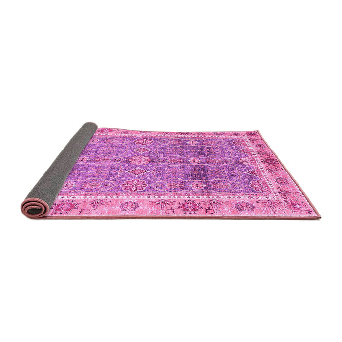 Sideview of Oriental Pink Traditional Rug, abs3290pnk