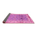 Sideview of Oriental Pink Traditional Rug, abs3290pnk