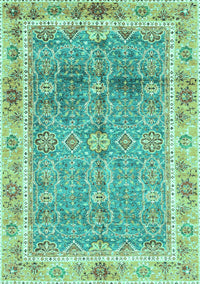 Oriental Turquoise Traditional Rug, abs3290turq