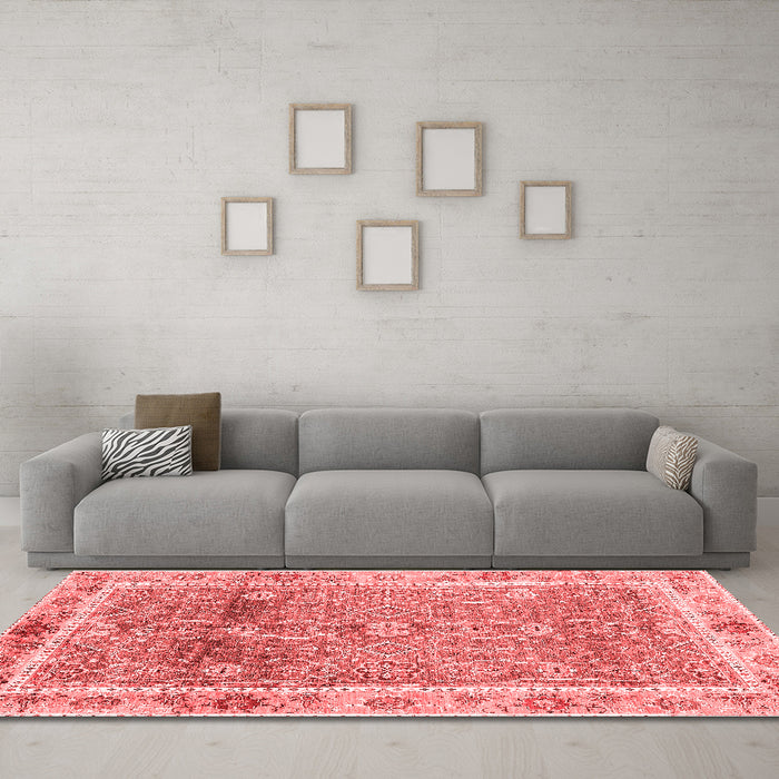 Traditional Red Washable Rugs