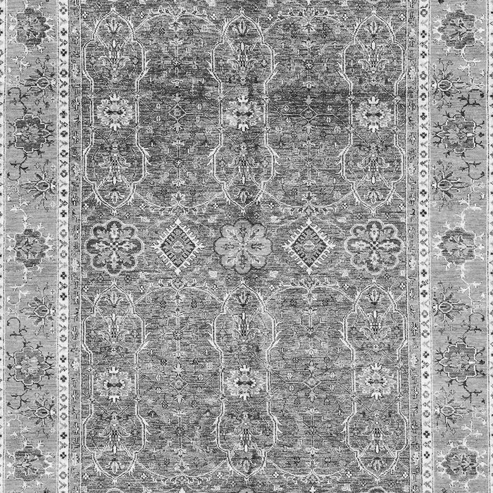 Machine Washable Oriental Gray Traditional Rug, wshabs3290gry