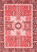 Abstract Red Modern Area Rugs