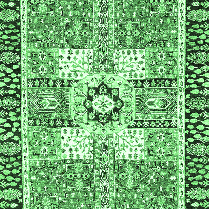 Abstract Emerald Green Modern Rug, abs3291emgrn